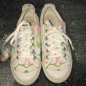 Coach sneakers size 8.5 woman’s